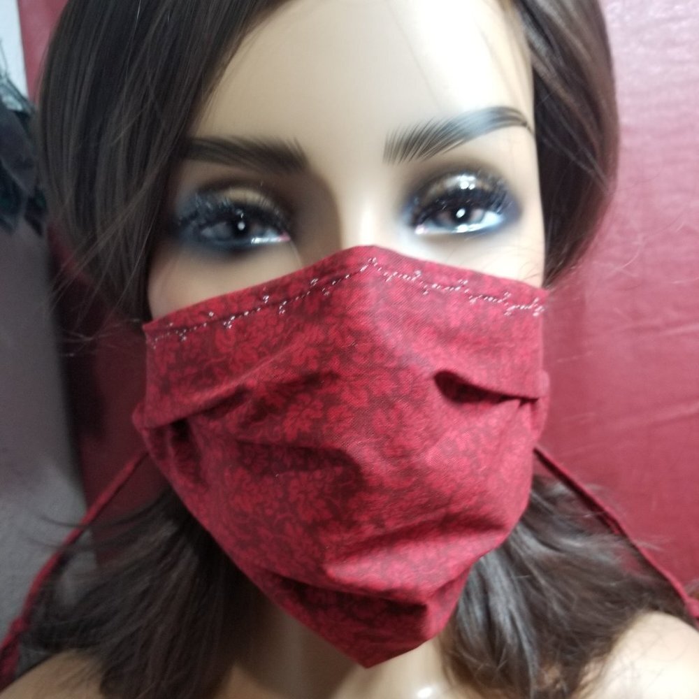 Cloth Face Mask - Silver/Copper Filters- D…